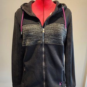 Spyder front zip hooded fleece